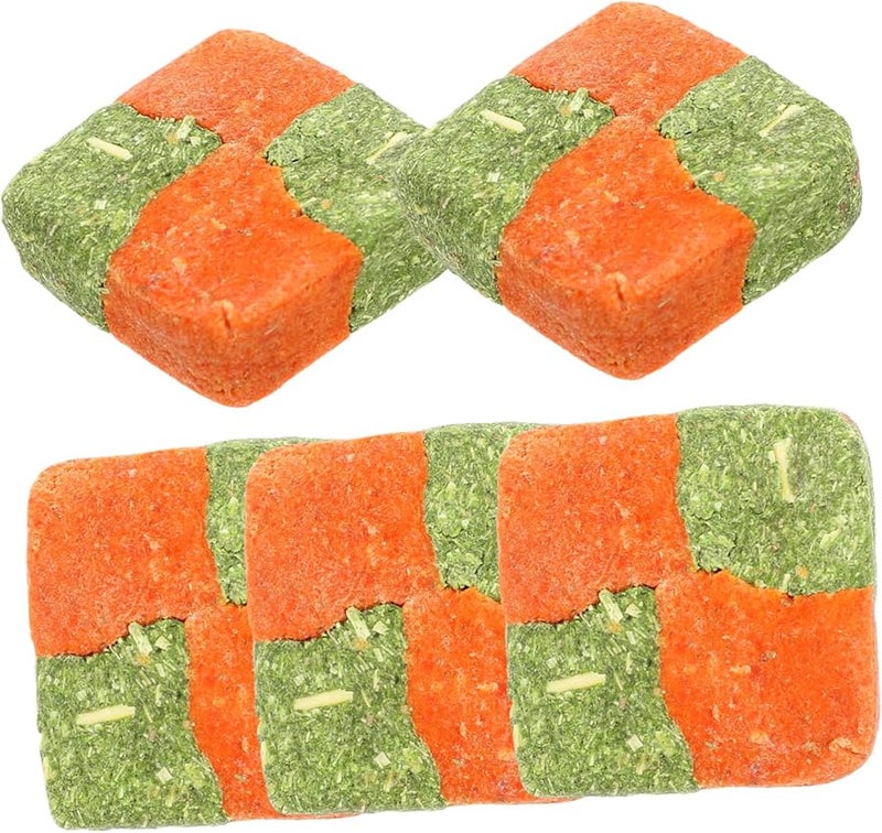 Assorted Color Bunny Chew Toys 15pcs Organic Molar Cakes For Guinea Pigs Chinchillas - Image 1