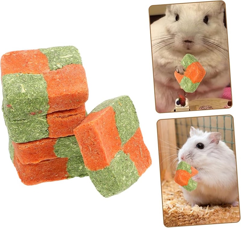 Assorted Color Bunny Chew Toys 15pcs Organic Molar Cakes For Guinea Pigs Chinchillas - Image 5