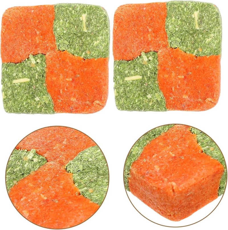 Assorted Color Bunny Chew Toys 15pcs Organic Molar Cakes For Guinea Pigs Chinchillas - Image 3