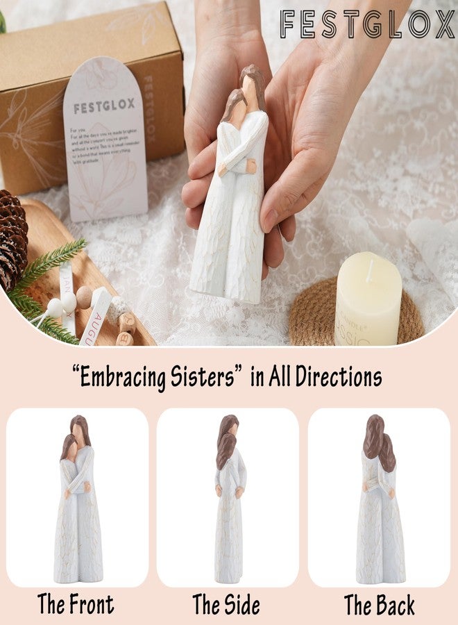 FESTGLOX Sentimental Figurine Statue, Hand-Painted Resin Sculpture, Heartfelt Keepsake Gift for Mom, Daughter, Best Friend, Sister, Birthday, Sympathy, and Home Decor, Ready-to-Gift with Greeting Card - Image 2