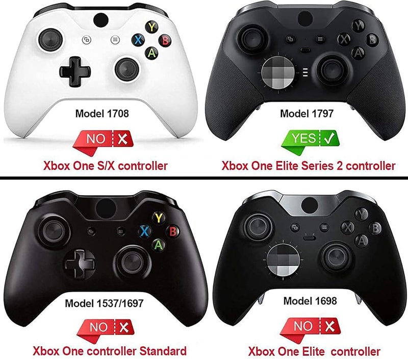 eXtremeRate غطاء لوحة أمامية بقبضة ناعمة خضراء من eXtremeRate، مجموعة استبدال الغلاف الأمامي لوحدة تحكم Xbox One Elite Series 2 موديل 1797 - تشمل حلقات الإبهام المميزة - Image 2