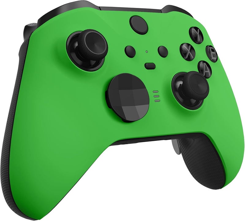 eXtremeRate غطاء لوحة أمامية بقبضة ناعمة خضراء من eXtremeRate، مجموعة استبدال الغلاف الأمامي لوحدة تحكم Xbox One Elite Series 2 موديل 1797 - تشمل حلقات الإبهام المميزة - Image 5