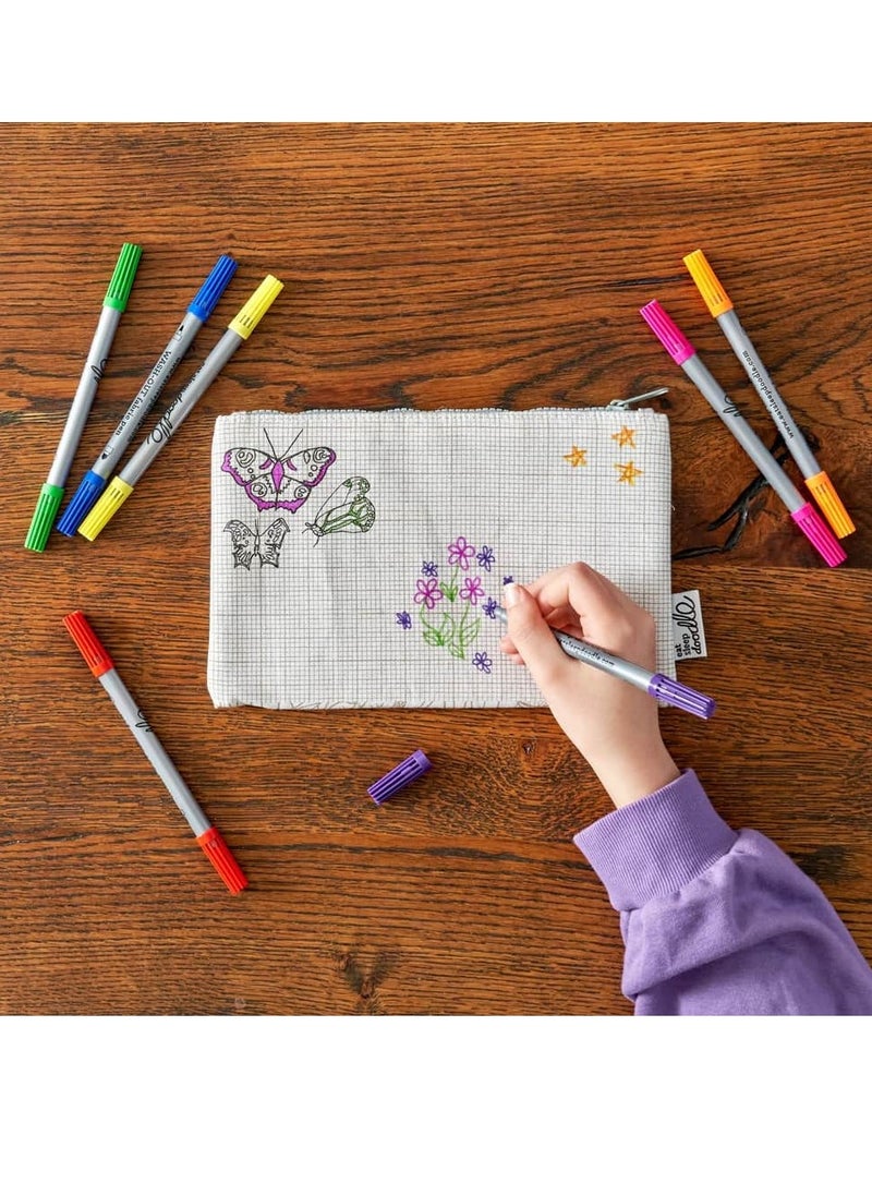 eatsleepdoodle Coloring Pencil Case, Butterfly  - Image 3