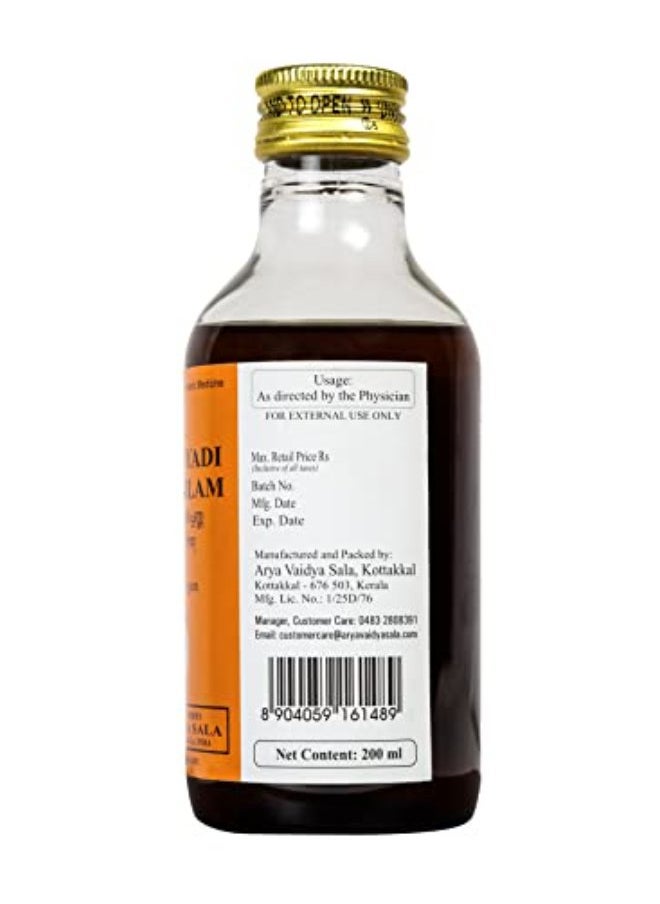 Kottakkal ayurveda Kayyanyadi Kera Tailam Oil - 200 ml, Useful for Healthy & Beautiful Hair  - Image 3