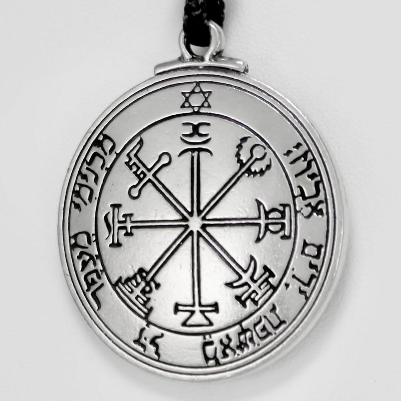 Pepi Pentacle of Jupiter Talisman Success Amulet Key of Solomon Necklace - Image 4