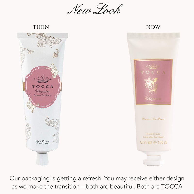 Tocca Crema de Mano, Cleopatra Hand Cream, 4 oz - Grapefruit, Jasmine, Vanilla Musk - Moisturizing, Quick Absorbing - Image 2