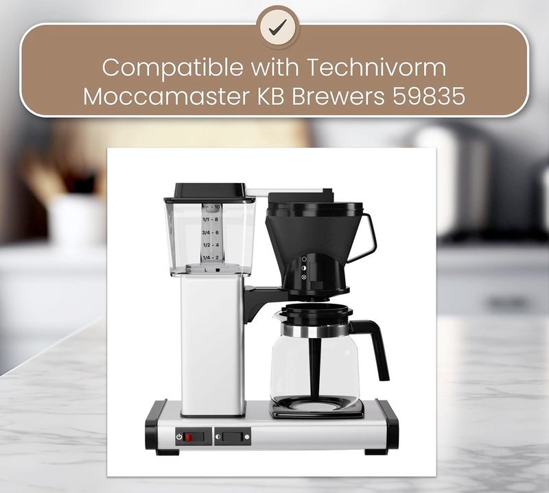 MRX Solutions Replacement Glass Carafe for Moccamaster KB Coffee Maker Brewers Technivorm (59835, 1.25L) - Image 5