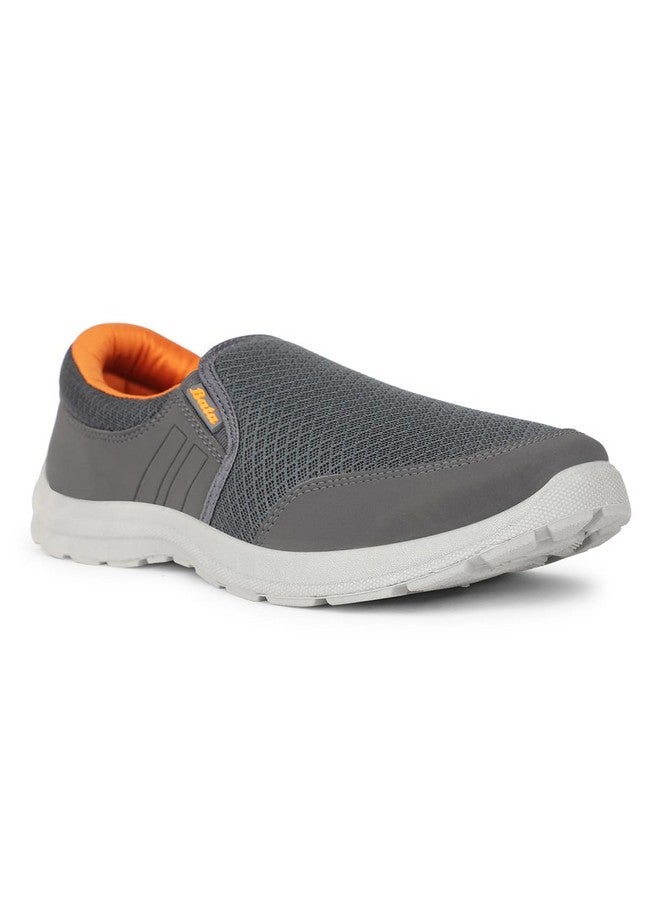 Bata Mens Trek Grey Sneaker - Image 1