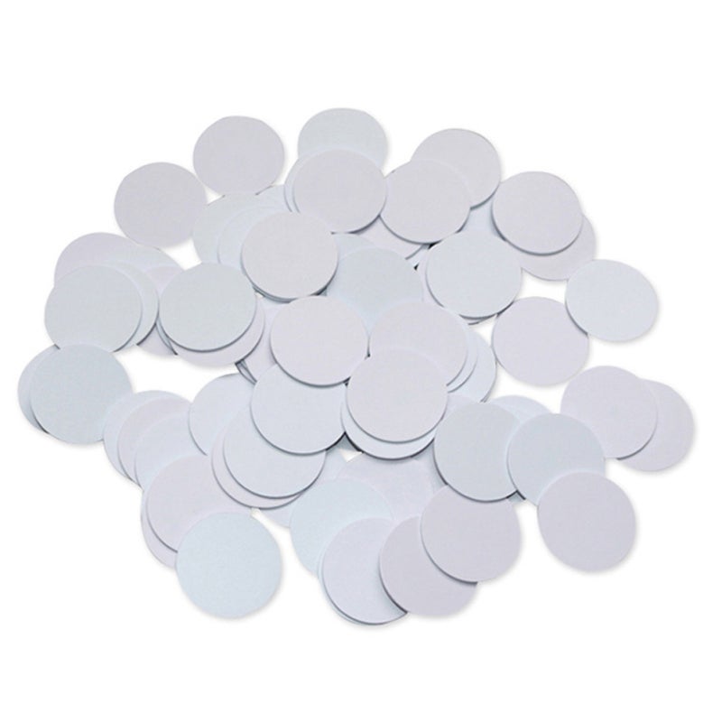 100PCS NFC 215 White Ntag215 Blank Cards NFC Round Coin Rewritable Cards for NFC Enabled Mobilephones Compatible With TagMo - Image 3