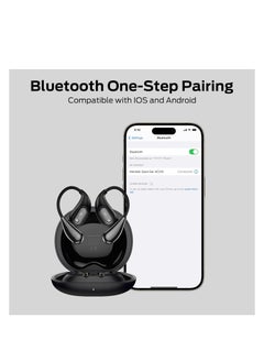 Monster Open Ear AC210 Headphones, Bluetooth 5.4 Earphones Stereo Sound, Wireless Headphones 30 Hours Playback, Type-C Charging, HD Clear Calls, Touch Control, IPX5 Waterproof Open Ear Earbuds  - Image 5