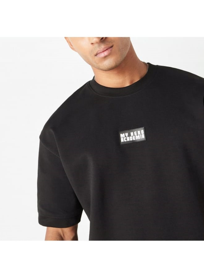 SP Characters Graphic Print T-shirt with Crew Neck and Short Sleeves  - Image 4