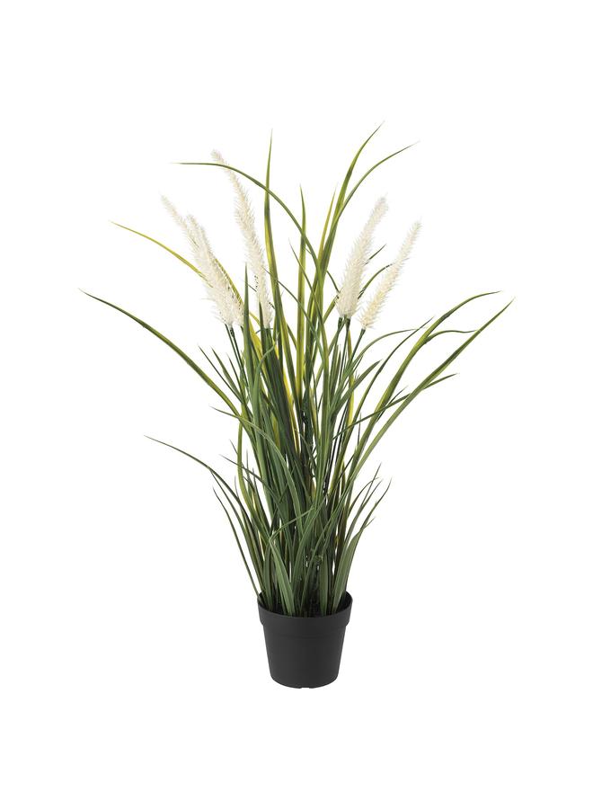 Zaboon Artificial potted plant, in/outdoor decoration/grass, 9 cm - Image 1