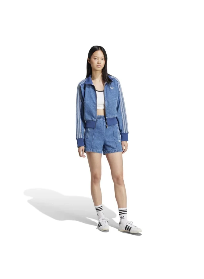 Adidas Adidas Denim Tt Blue Jacket (Denim) Jackets For Women