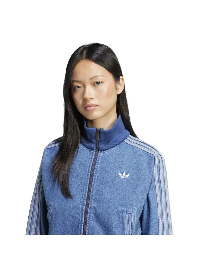 Adidas Adidas Denim Tt Blue Jacket (Denim) Jackets For Women