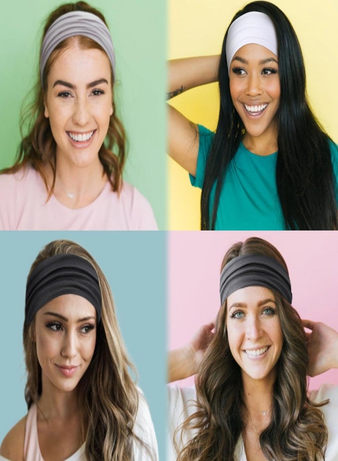 TERSE Headbands for Women Hair Bands for Women’s Hair Non Slip Women Thick Headband Stretchy Sweat Bands Headbands for Yoga Workout Every Day Basic Fashion Accessories - Image 4