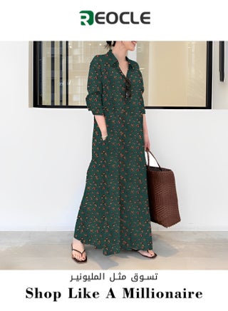 Women's Shirt Dress Beautiful Maxi Dress Long Long Sleeve Plain Large Size Loose Body Covering Large Size Slim Natural Simple Short Outer Cover Spring Summer and Autumn - pzsku/ZE6EBBE8BA287EB03AF85Z/45/_/1710319965/e06bd78b-141f-4548-8a89-82621ef52b5b