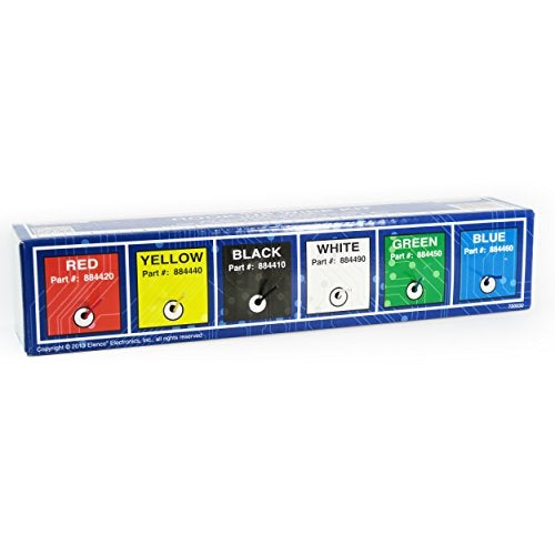 Elenco - XMH-218 Solid Hook-Up Wire Kit 6 Colors in a dispenser box # WK-106 - Image 3