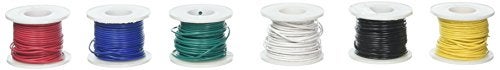 Elenco - XMH-218 Solid Hook-Up Wire Kit 6 Colors in a dispenser box # WK-106 - Image 2