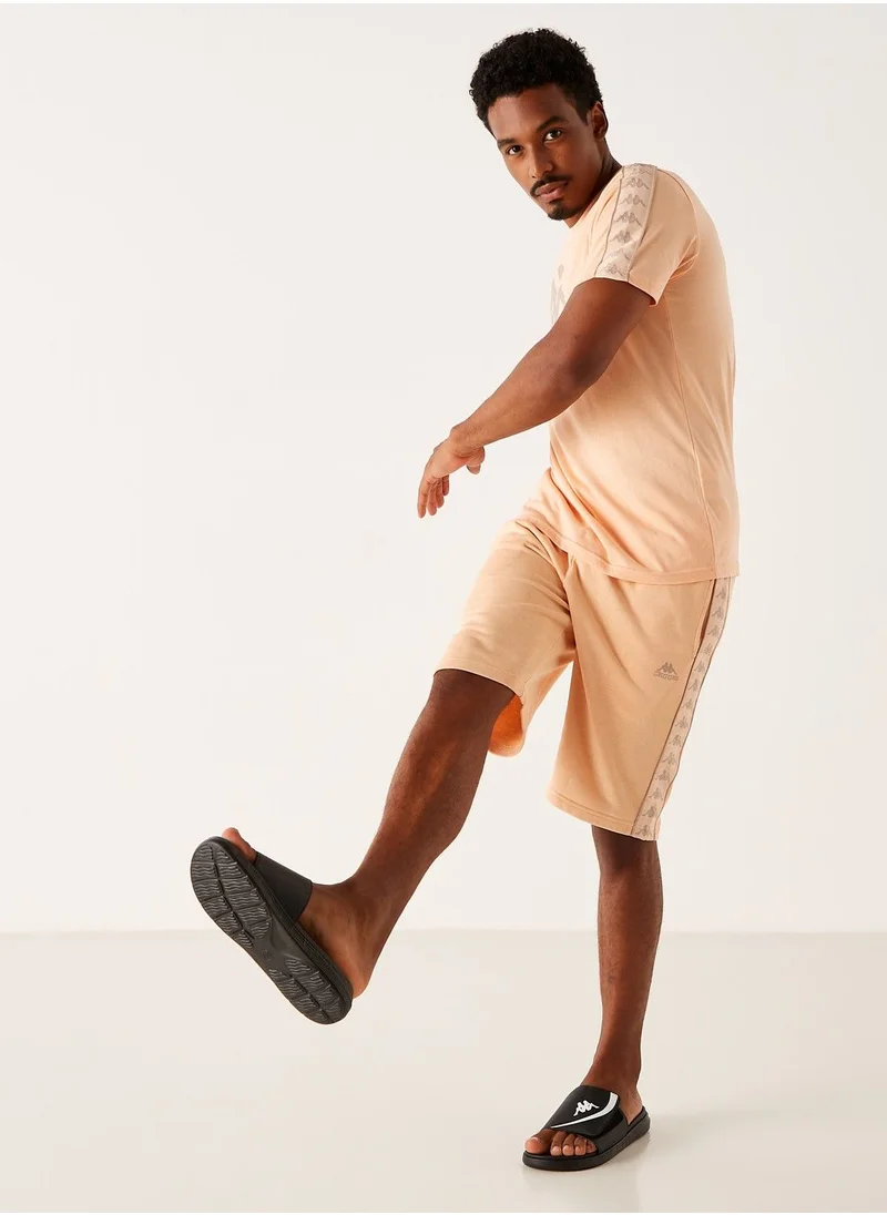 كابا Men's Logo Print Slip-On Slide Sandals