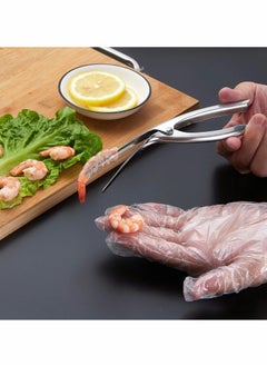 KASTWAVE Shrimp Deveiner Tool and Peelers - 304 Stainless Steel 2Pcs Shrimp Cleaner Knife Prawn Peeler Shrimp Deveiner Kitchen Tools for Shrimp Devein  - Image 4