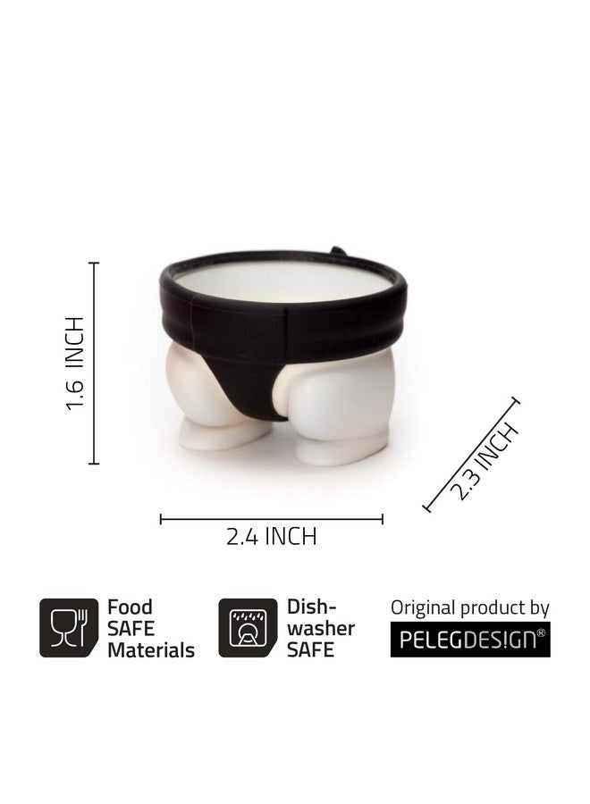 PELEG DESIGN Soft Or Hard Boiled Egg Cup Holders (Set Of 2) Sumo Design - Utensil Kitchen Decor By Peleg Design - Image 4