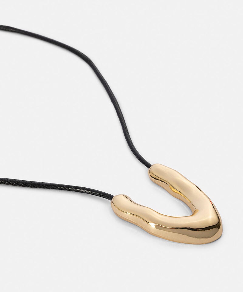 Ipekyol Metal-Pendant Cord Necklace - Image 3