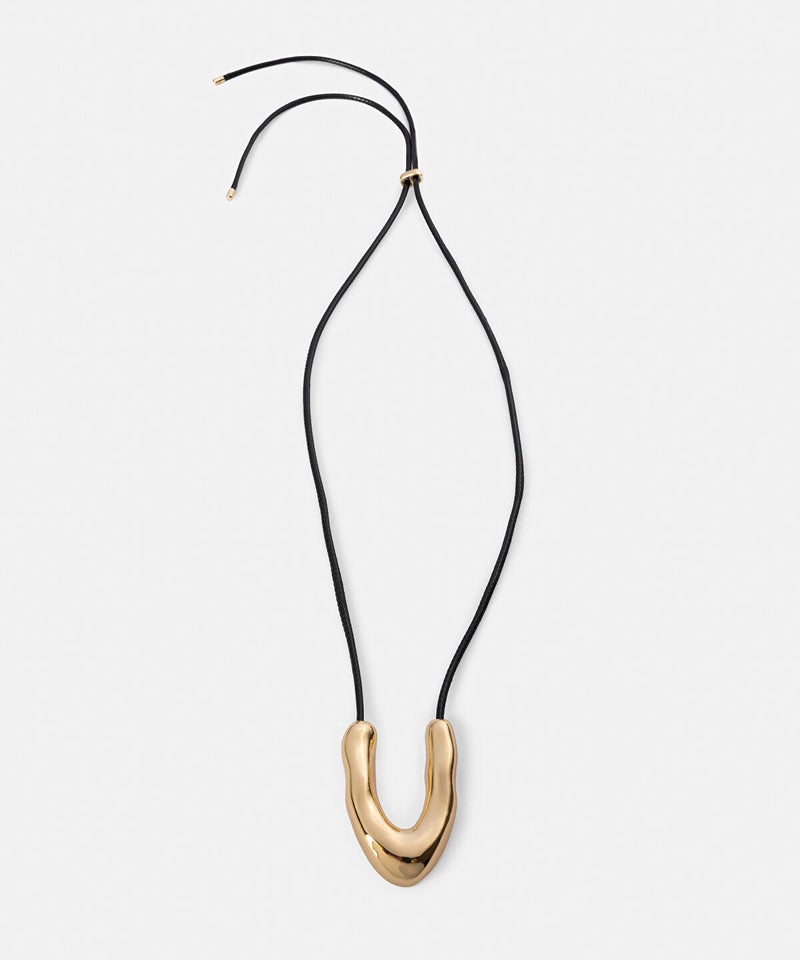 Ipekyol Metal-Pendant Cord Necklace - Image 1