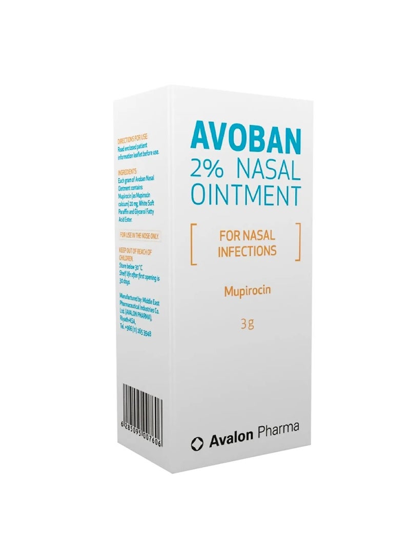 Avalon Pharma Avoban 2% Nasal Ointment (3g) 