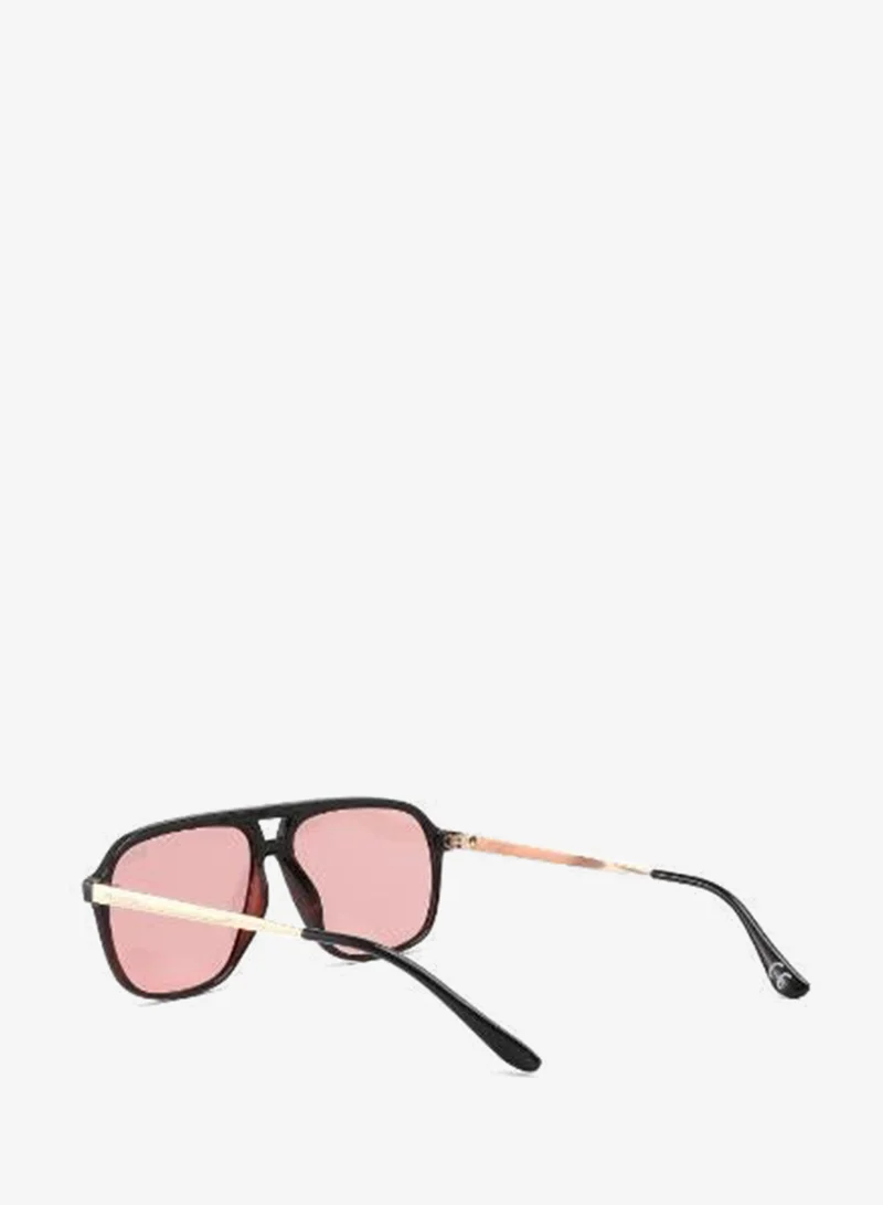 Lee Cooper  POLARIZED Sunglasses BLACK Frame PINK Mirror Lens 60mm  - LC1001C01  | Best Price UAE