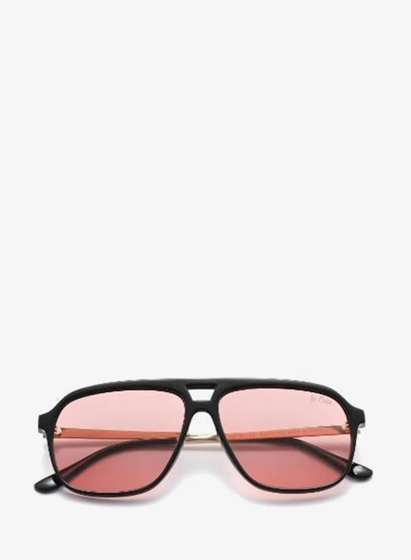 Lee Cooper  POLARIZED Sunglasses BLACK Frame PINK Mirror Lens 60mm  - LC1001C01  | Best Price UAE