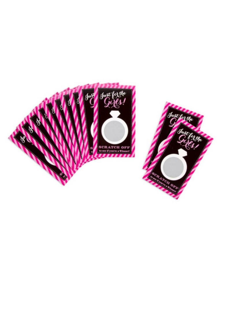 خدش بطاقات العزوبية الدائري 12 قطعة - Image 1