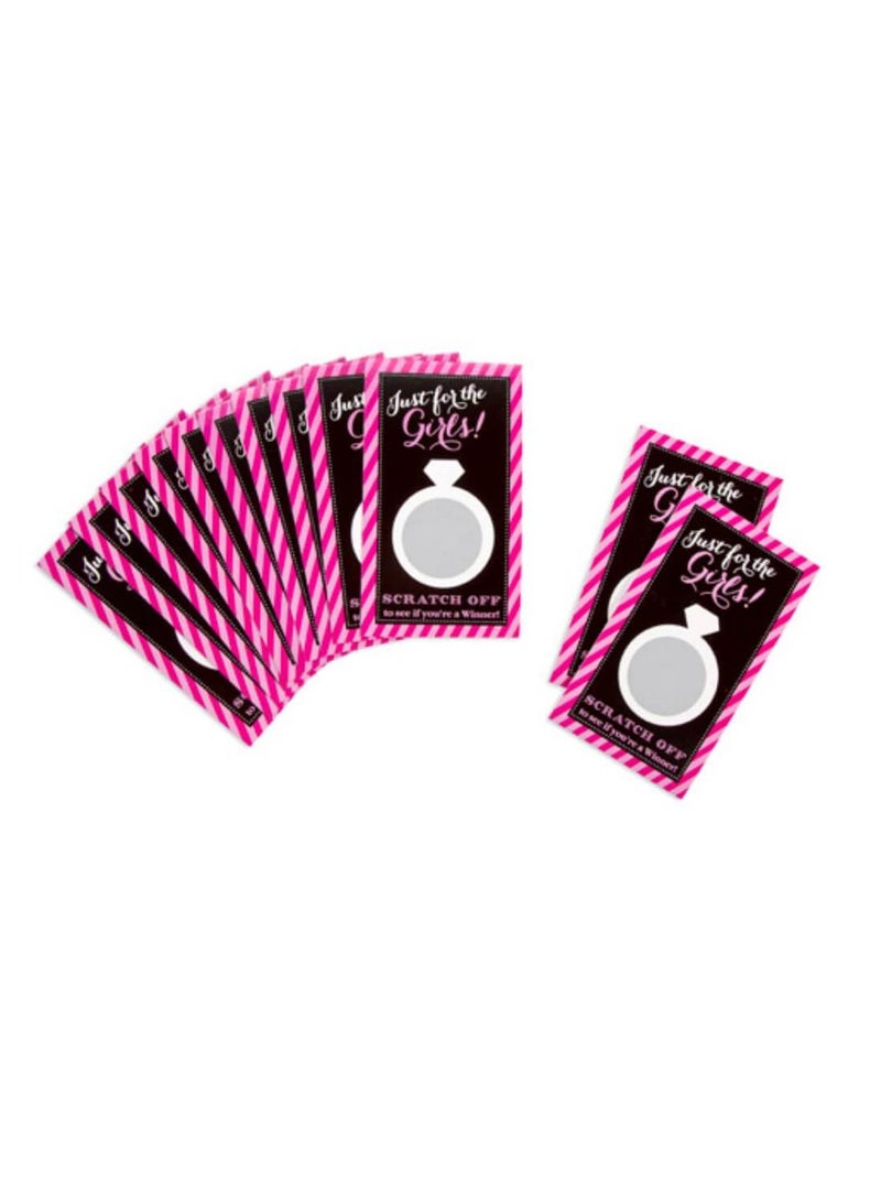 خدش بطاقات العزوبية الدائري 12 قطعة - Image 2