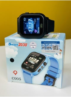 Smart 2030 C005 Kids Smart Watch | Touchscreen Display | GPS Tracking & SOS Emergency Call | Two-Way Calling & Voice Chat | Educational Games & Camera | Water-Resistant & Long Battery Life | Ideal for Boys & Girls black  - Image 3