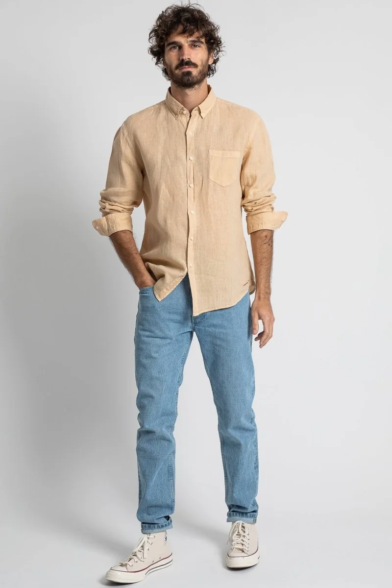 Jaqk Bali Linen Shirt - Sand