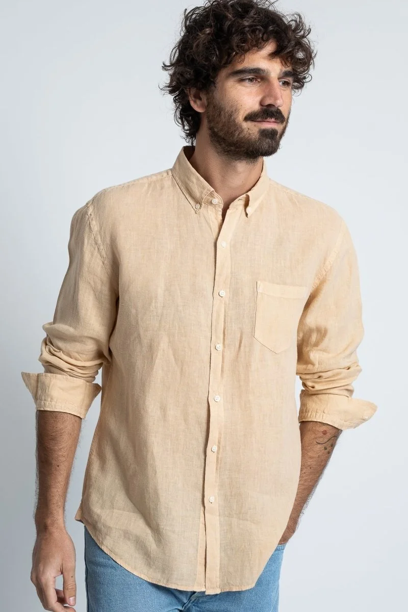 Jaqk Bali Linen Shirt - Sand