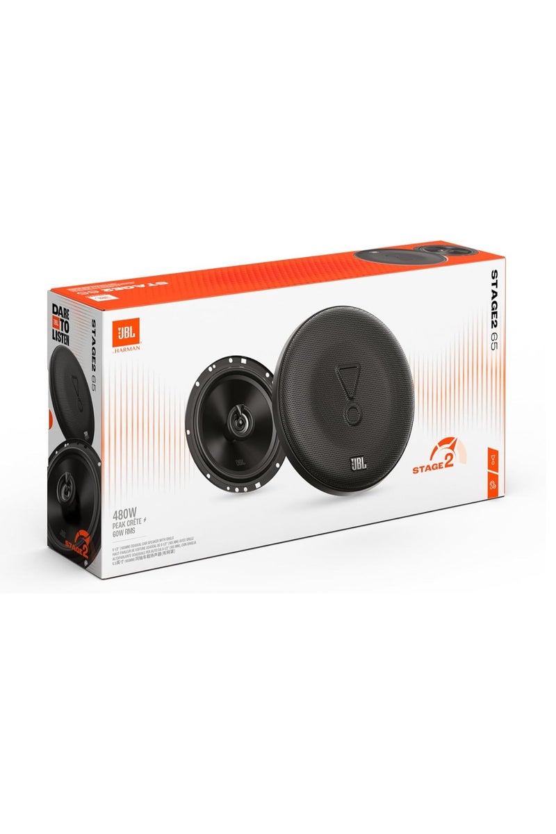 JBL Stage2 65 – 6.5-Inch (165 mm) 2-Way Coaxial Car Speakers – 240W Peak / 60W RMS - Image 4