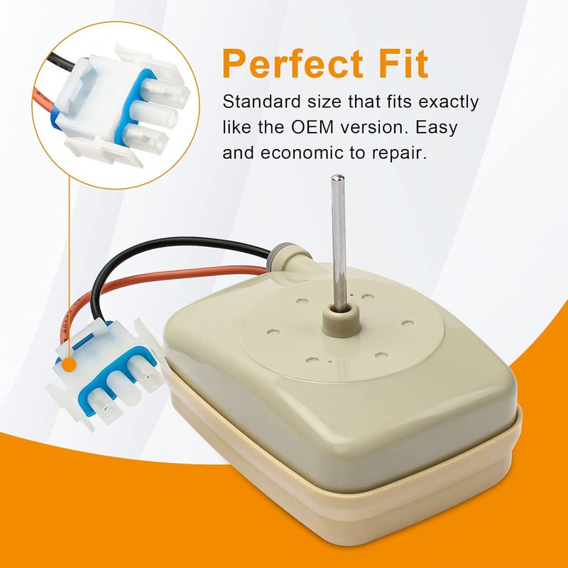 ANTOBLE Refrigerator Evaporator Freezer Fan Motor Assembly for General Electric GE WR60X10141 WR60X10138 WR60X10346 WR60X10072 WR60X10046 WR60X10045 WR60X23584 - Image 5