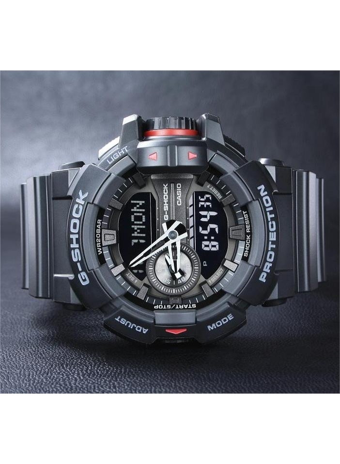 CASIO G-SHOCK GA-400-1BHDR Analog-Digital Men’s Watch, Shock Resistant, 200M Water Resistant, Black Resin Strap - Image 3