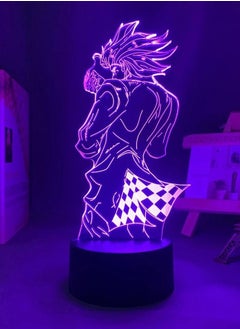 althiqahkey 3D Light Anime JoJo Bizarre Adventure Manga USB Battery Bedroom Table Desk Decor  - Image 2