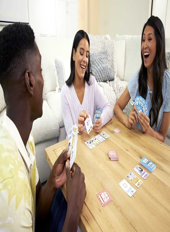 Mattel Games Sarah's Scribbles Game, Future Me Problems Card Game Includes 2 Decks of Cards, for 2-4 Players, Family and Game Nights - Image 2