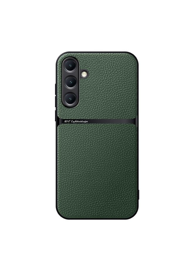 اس-توب جراب لهاتف Samsung Galaxy S25+ 5G مصنوع من جلد الليتشي المغناطيسي المقاوم للصدمات بتغطية كاملة - Image 1