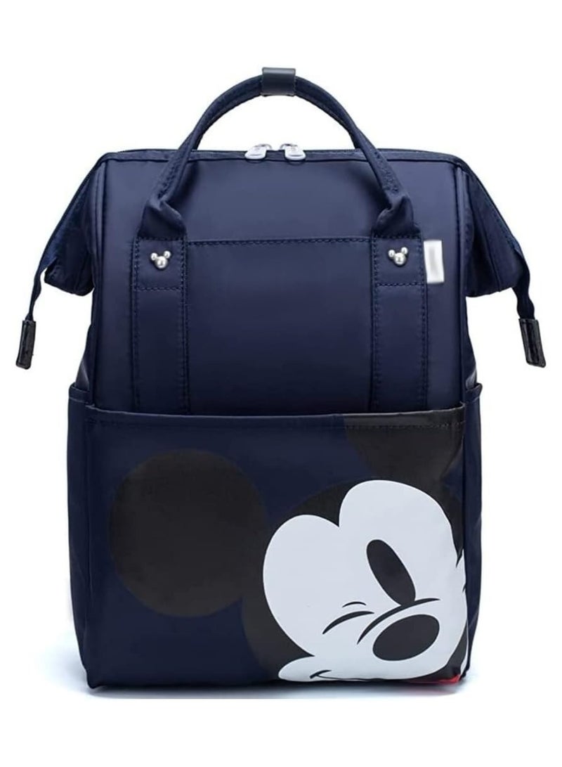 Huitich Mums Baby Travel Bag with Cartoon Design Blue  - Image 1