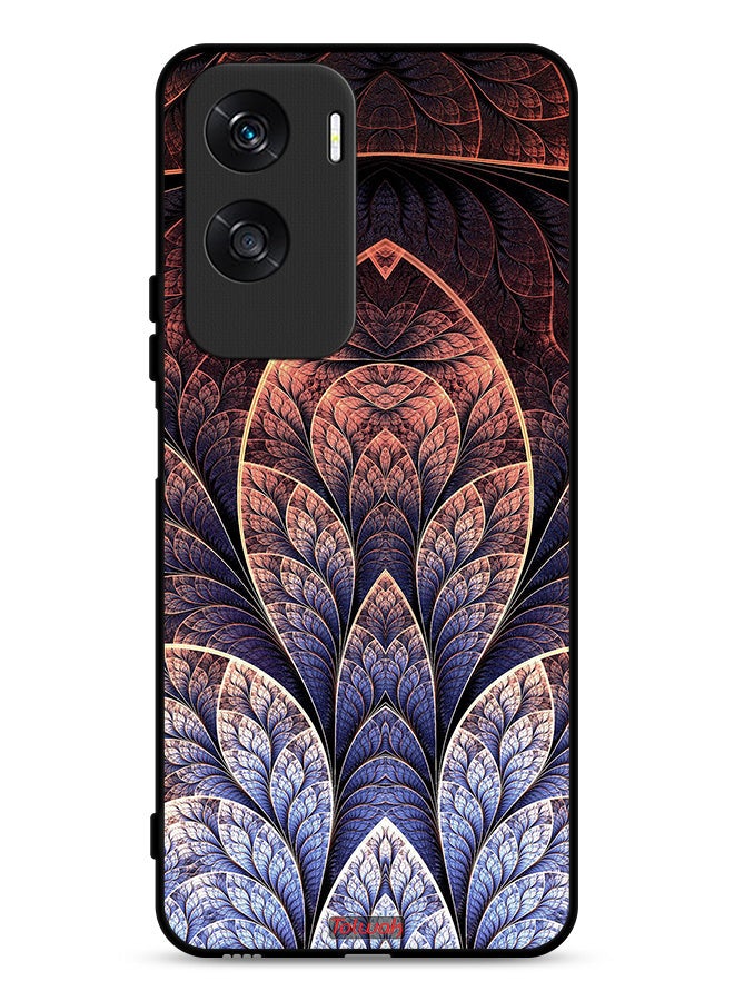 Tolwak Honor X50i 5G Protective Case Cover Floral Fractal Abstract - Image 1