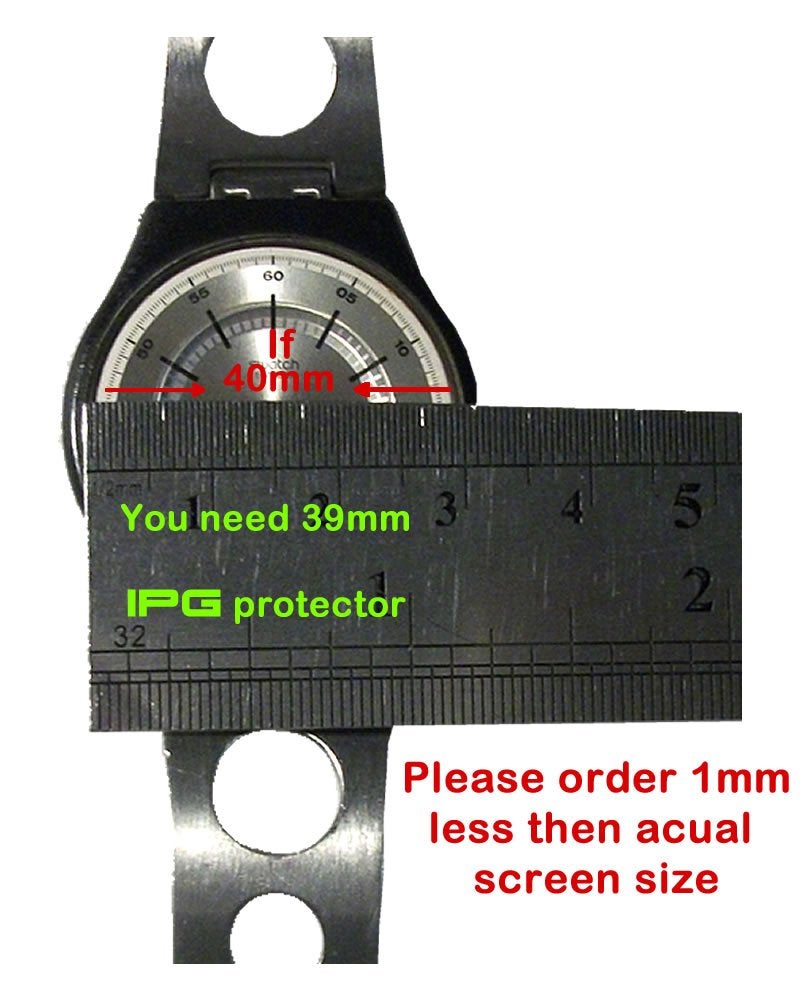 IPG for Universal Round Watch Screen Protector (2 Units) Hydrogel Film Bubble Free Anti-Scratch Invisible Protection Good for Smart Watch Too Size Options are Available (39 mm Diameter) - Image 2