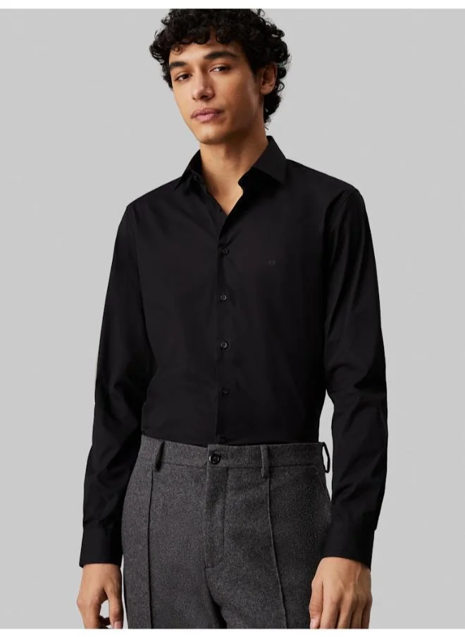 كالفن كلاين Poplin Stretch Regular Fit Shirt