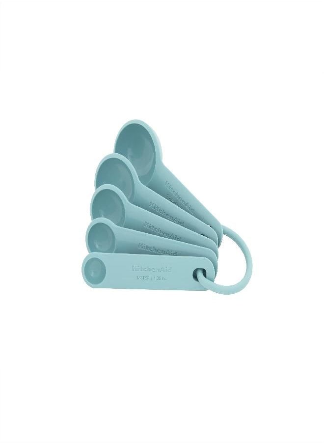KitchenAid KitchenAid Measuring Spoons, Set Of 5, Aqua Sky  - Image 1