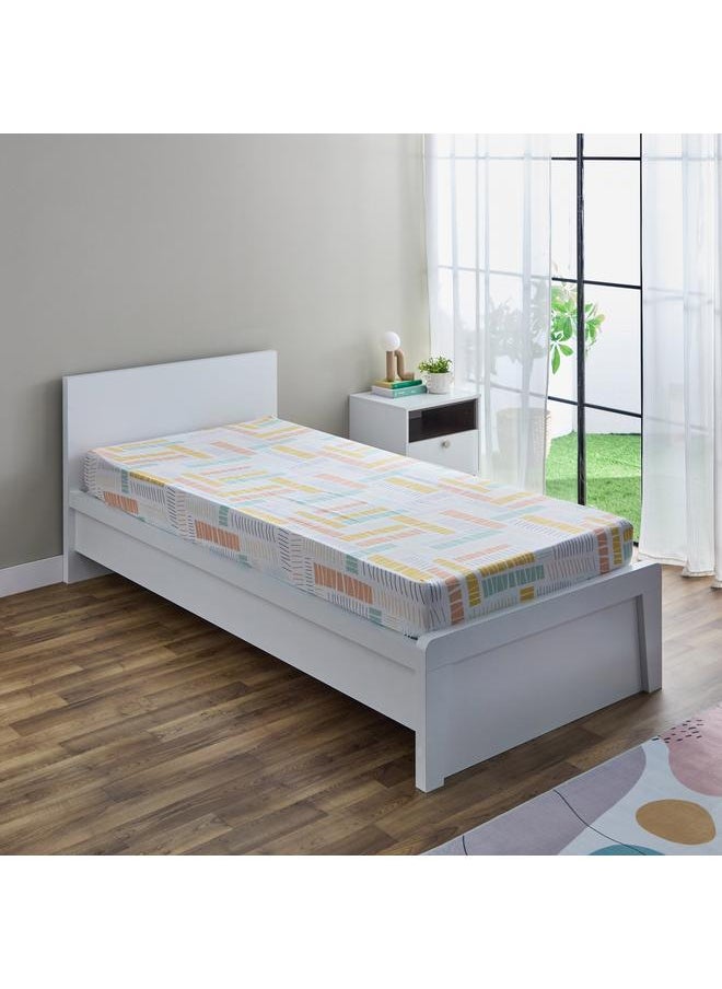 Home Box - Nora Savana Microfibre Single Fitted Sheet - 90x190+25 cm - Image 1