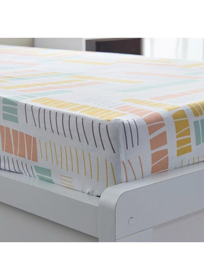 Home Box - Nora Savana Microfibre Single Fitted Sheet - 90x190+25 cm - Image 1