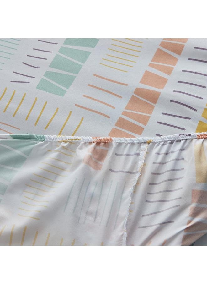 Home Box - Nora Savana Microfibre Single Fitted Sheet - 90x190+25 cm - Image 1
