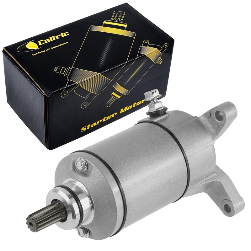 Caltric Starter Compatible With Suzuki 250 LtF250 Ozark 246Cc 2002 2003 2004 2005 2006 2007 2008 2009